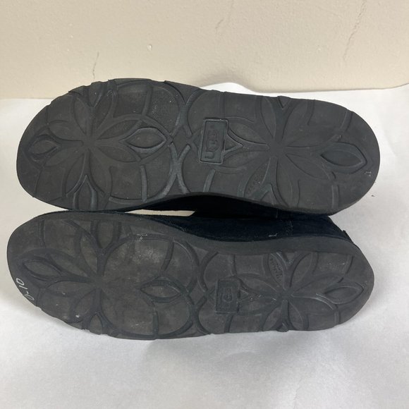 UGG Australia Celvin Black Water-Resistant Women's Boots US 8 Suede Shearling - Picture 8 of 8